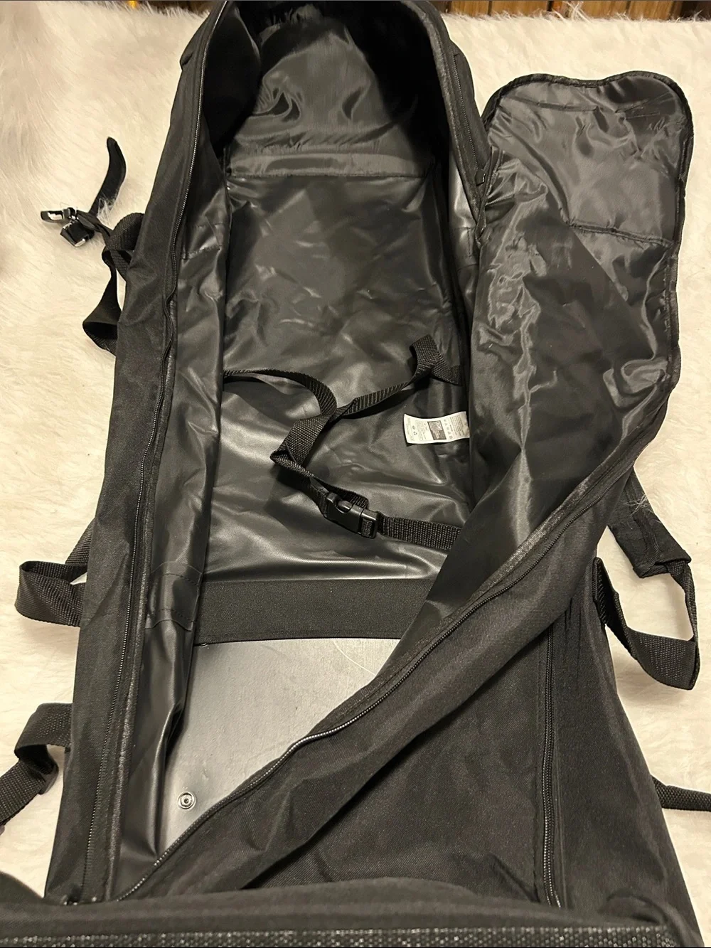 Outdoor Master Black Rolling Golf Travel Bag